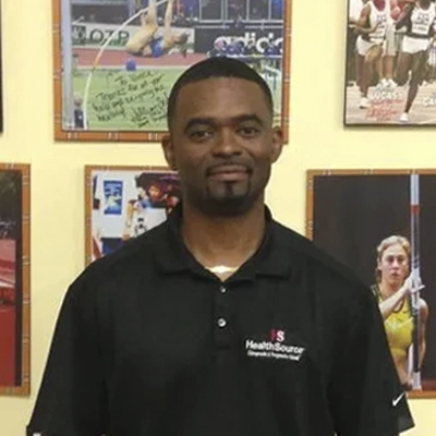 A headshot of Dr. Vincent Henderson, a chiropractor at Getwell Chiropractic.